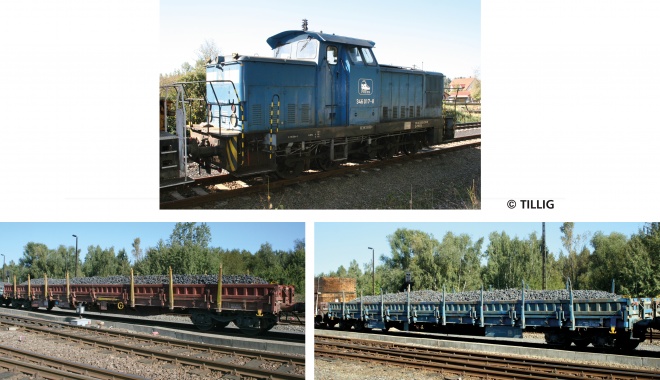 Freight train set "Pressnitztalbahn" (limited edition)<br /><a href='images/pictures/Tillig/01619_V.jpg' target='_blank'>Full size image</a>